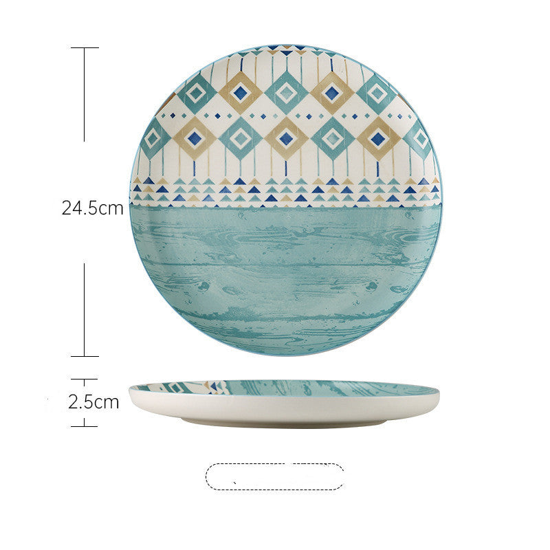 Blue Isla Ceramic Tableware Collection