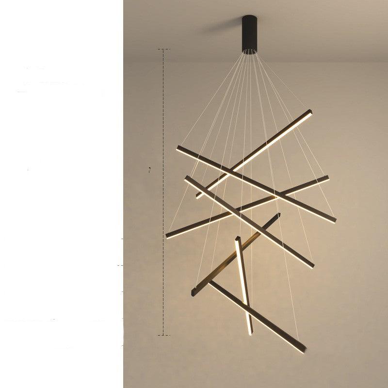 Falling Lines Architectural Chandelier - Divine Heart L.A.