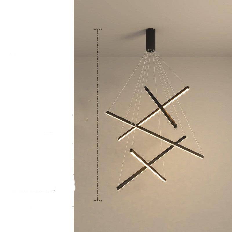 Falling Lines Architectural Chandelier - Divine Heart L.A.