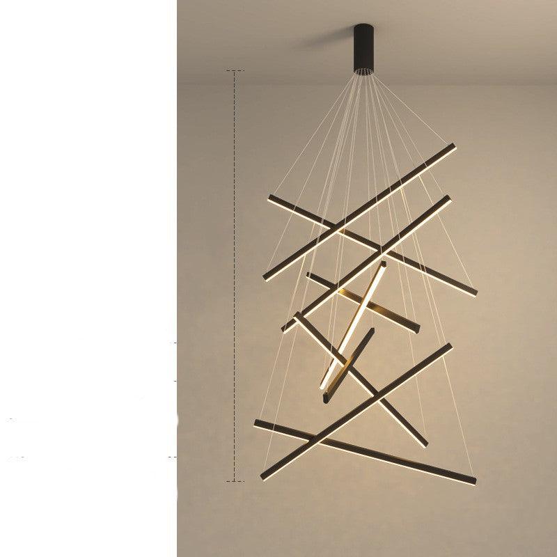 Falling Lines Architectural Chandelier - Divine Heart L.A.