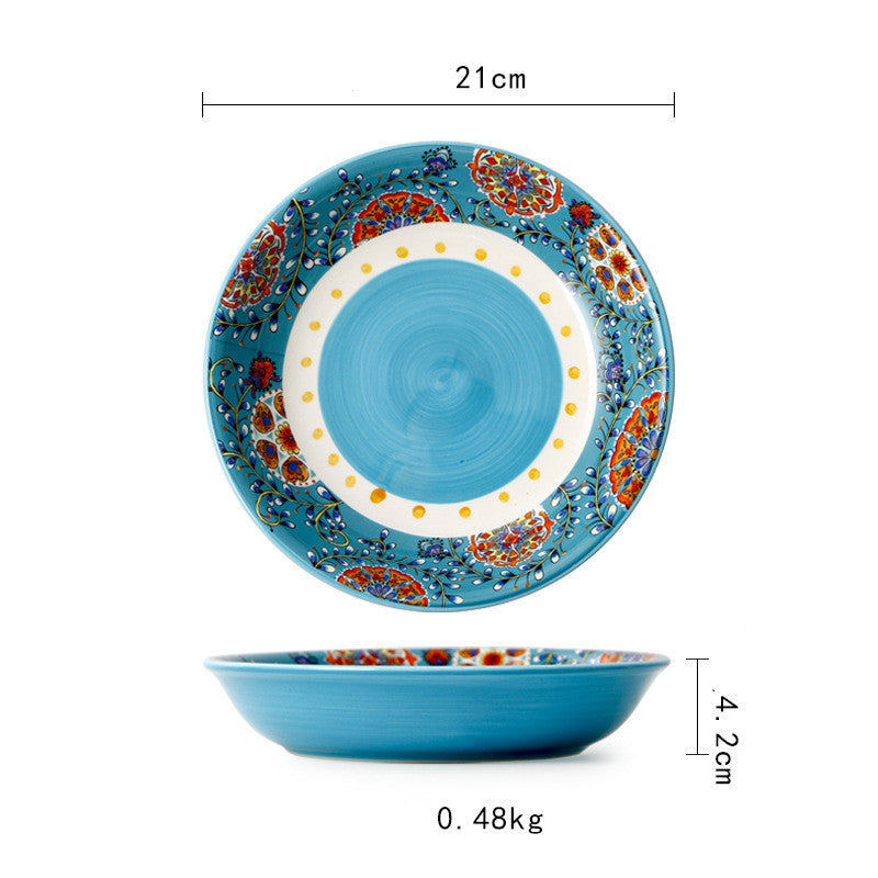 Fancy Peacock Ceramic Tableware Collection