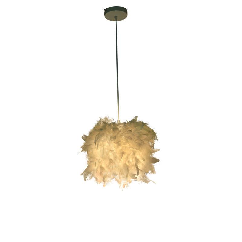 Feather Luxe LED Suspended Chandelier - Divine Heart L.A.