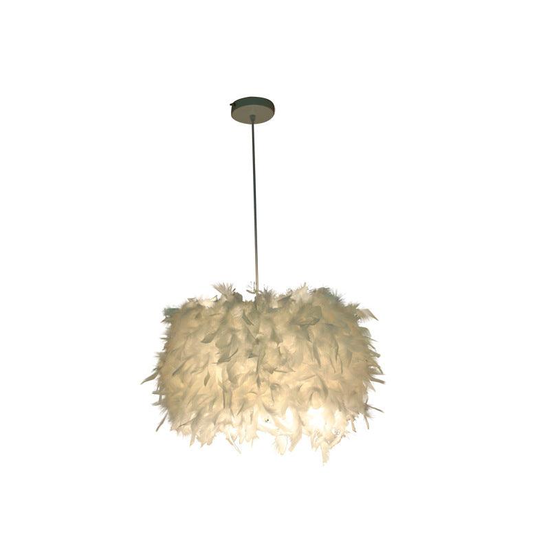 Feather Luxe LED Suspended Chandelier - Divine Heart L.A.