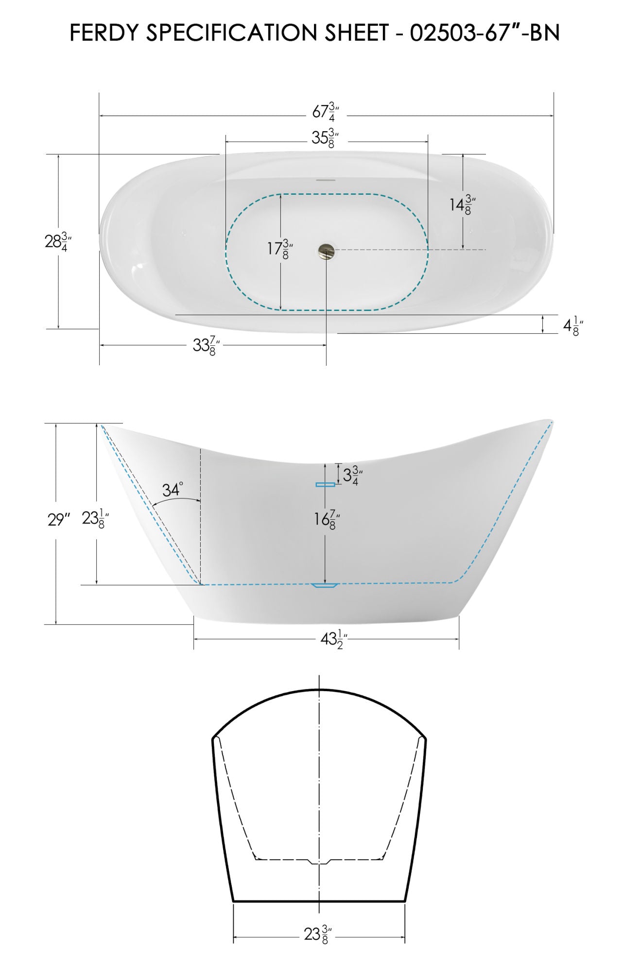 FerdY Bathtub - 02503 - Divine Heart L.A.