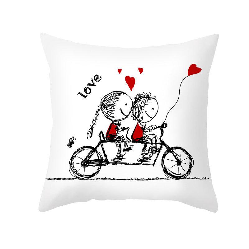 First Crush Throw Pillow Cover Set - Divine Heart L.A.