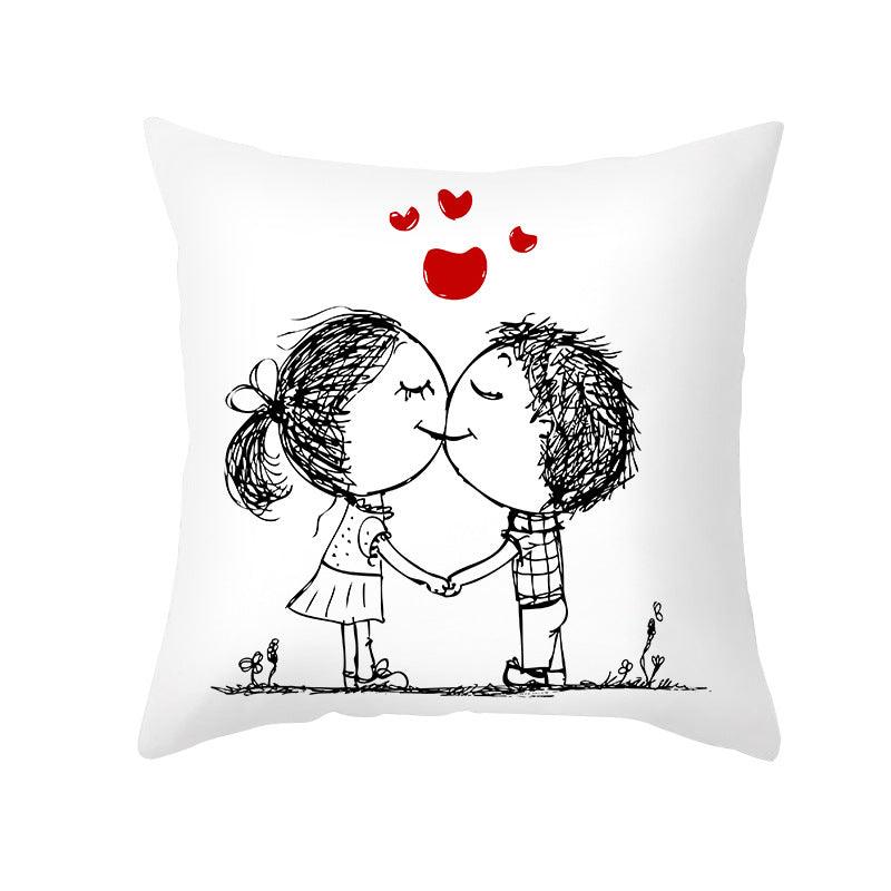 First Crush Throw Pillow Cover Set - Divine Heart L.A.