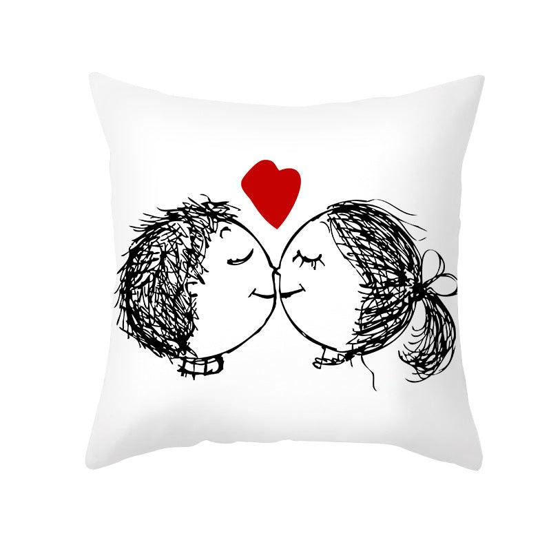 First Crush Throw Pillow Cover Set - Divine Heart L.A.