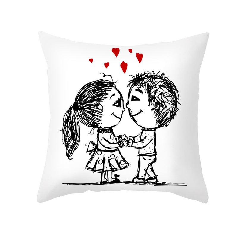 First Crush Throw Pillow Cover Set - Divine Heart L.A.