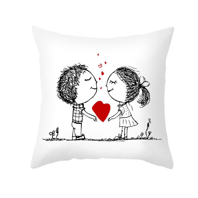 First Crush Throw Pillow Cover Set - Divine Heart L.A.