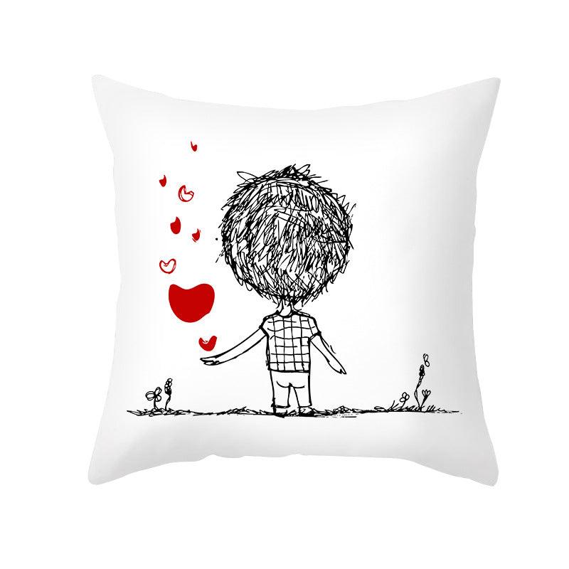 First Crush Throw Pillow Cover Set - Divine Heart L.A.