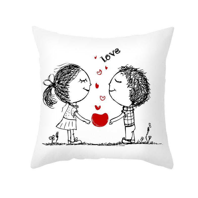 First Crush Throw Pillow Cover Set - Divine Heart L.A.