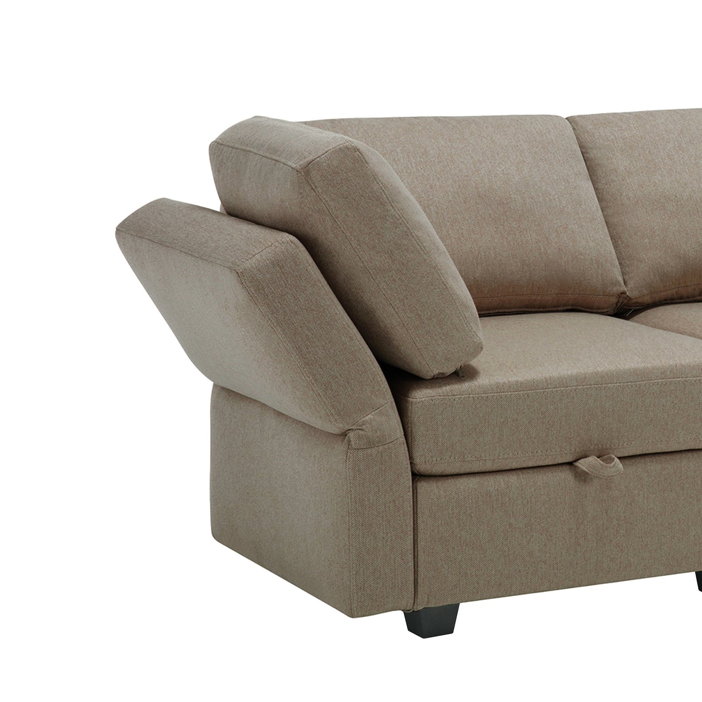 Free Combinations Storage Functional Modular Sectional Sofa with Thick Seat and Back Cushions - Divine Heart L.A.