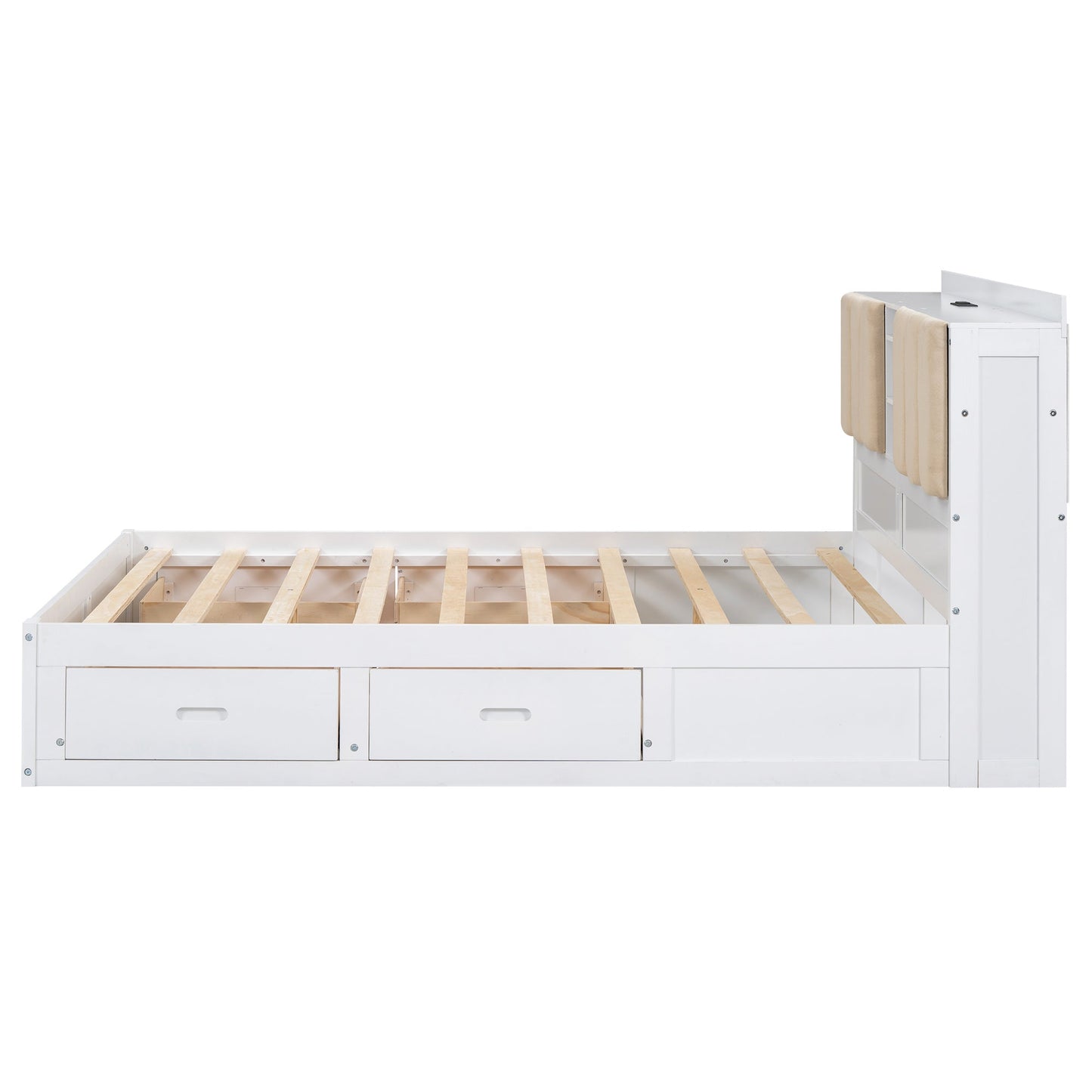 Full Size Platform Bed with Storage - Divine Heart L.A.