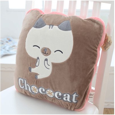 Fun Animal Plush Throw Blanket Cushion - Divine Heart L.A.