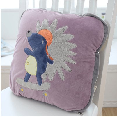 Fun Animal Plush Throw Blanket Cushion - Divine Heart L.A.