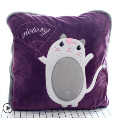 Fun Animal Plush Throw Blanket Cushion - Divine Heart L.A.