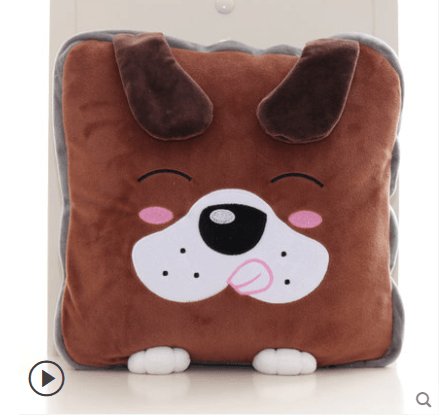 Fun Animal Plush Throw Blanket Cushion - Divine Heart L.A.