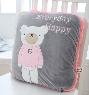 Fun Animal Plush Throw Blanket Cushion - Divine Heart L.A.