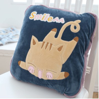 Fun Animal Plush Throw Blanket Cushion - Divine Heart L.A.