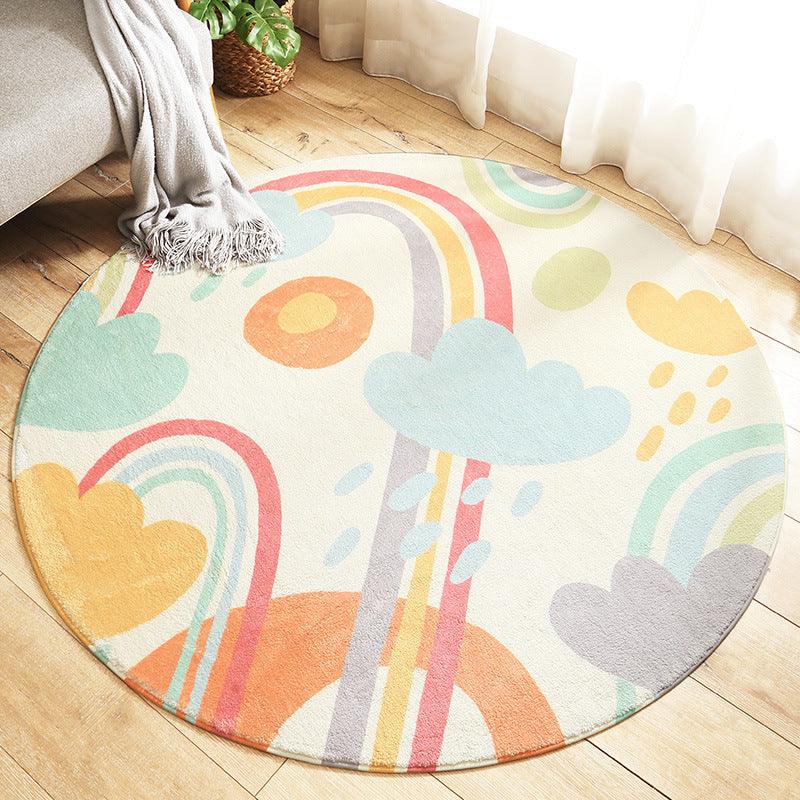 Fun in the Park Plush Round Rug Collection - Divine Heart L.A.