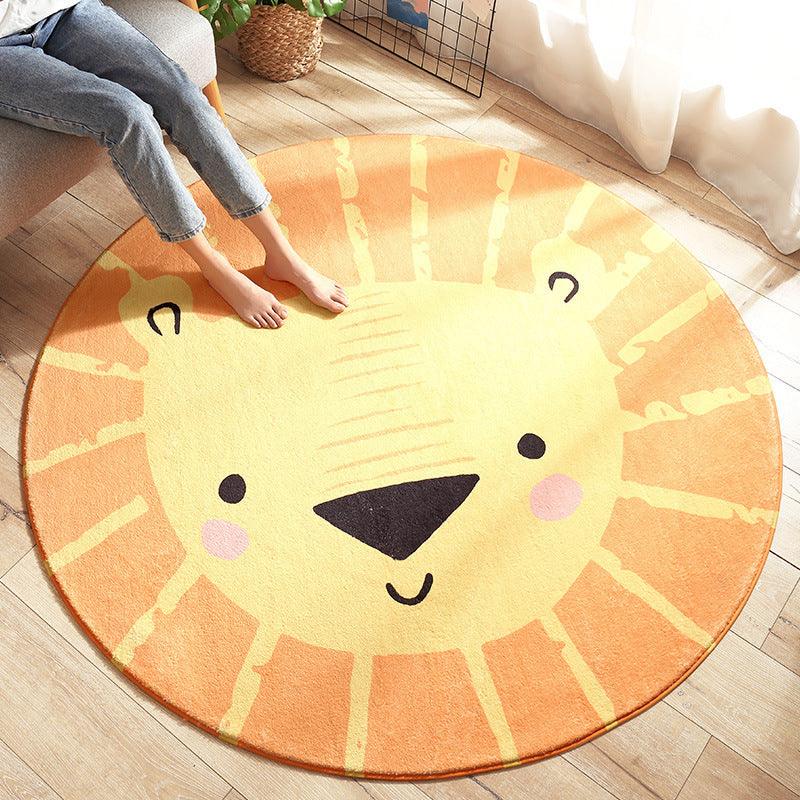 Fun in the Park Plush Round Rug Collection - Divine Heart L.A.