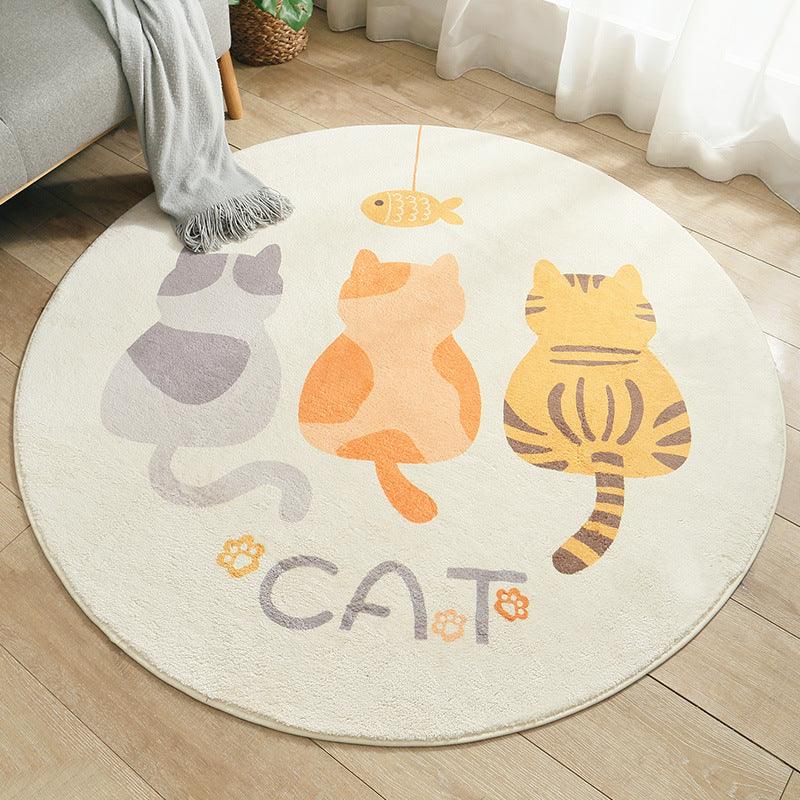 Fun in the Park Plush Round Rug Collection - Divine Heart L.A.