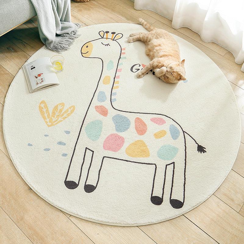 Fun in the Park Plush Round Rug Collection - Divine Heart L.A.