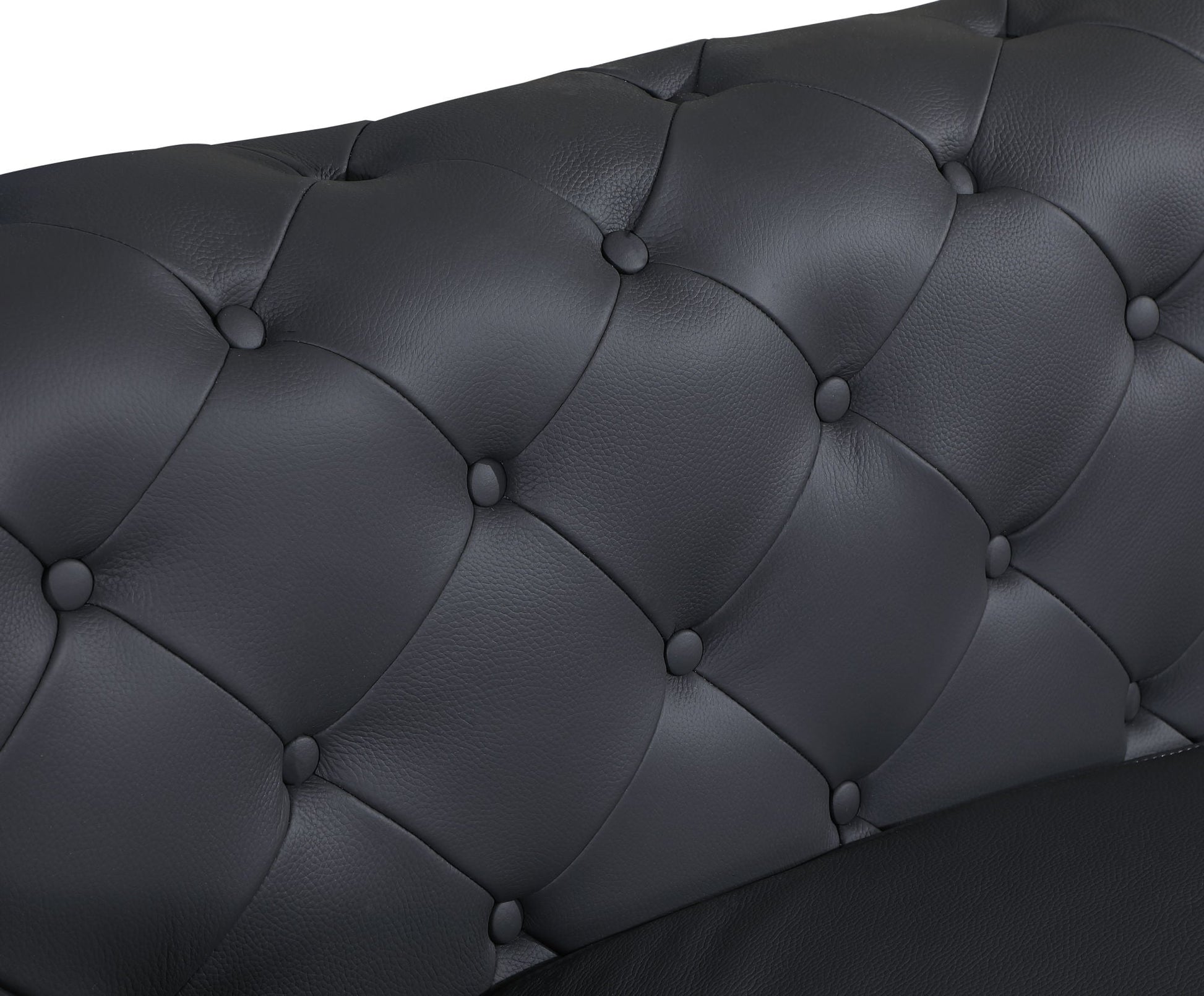 Global United Transitional 100% Top Grain Italian Leather Upholstered Sofa - Divine Heart L.A.