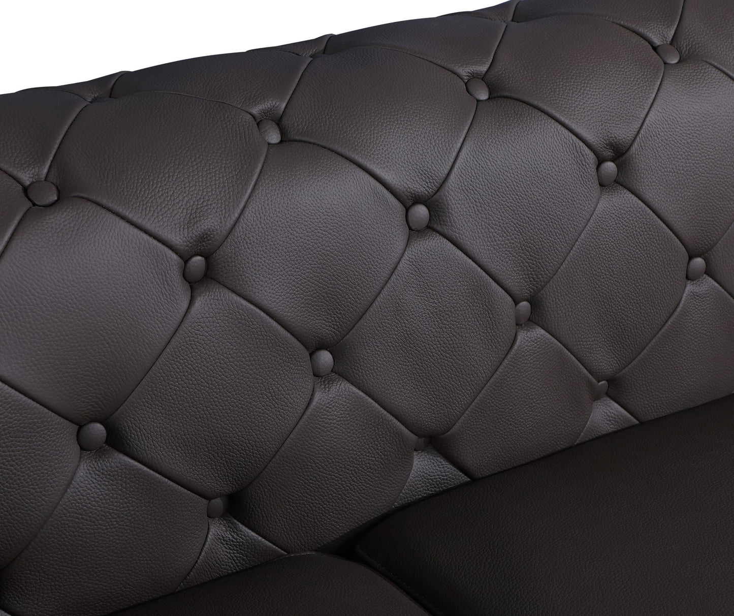 Global United Transitional Top Grain 100% Italian Leather Upholstered Sofa - Divine Heart L.A.