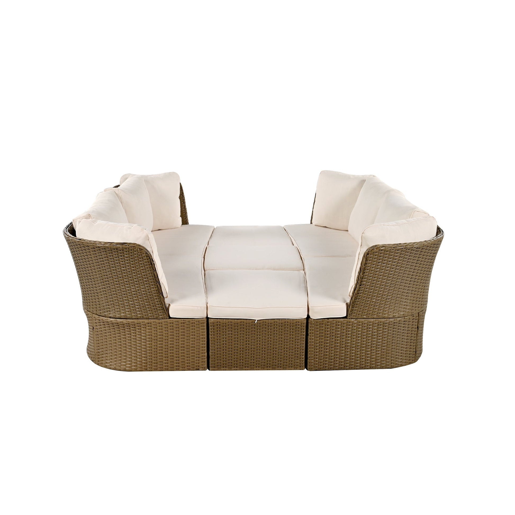 Grand Calypso Outdoor Sofa Set with Coffee Table - Divine Heart L.A.