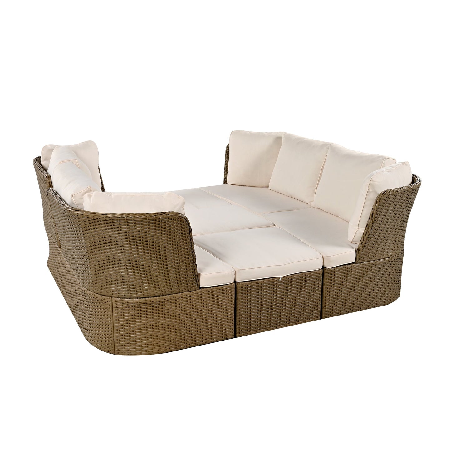 Grand Calypso Outdoor Sofa Set with Coffee Table - Divine Heart L.A.