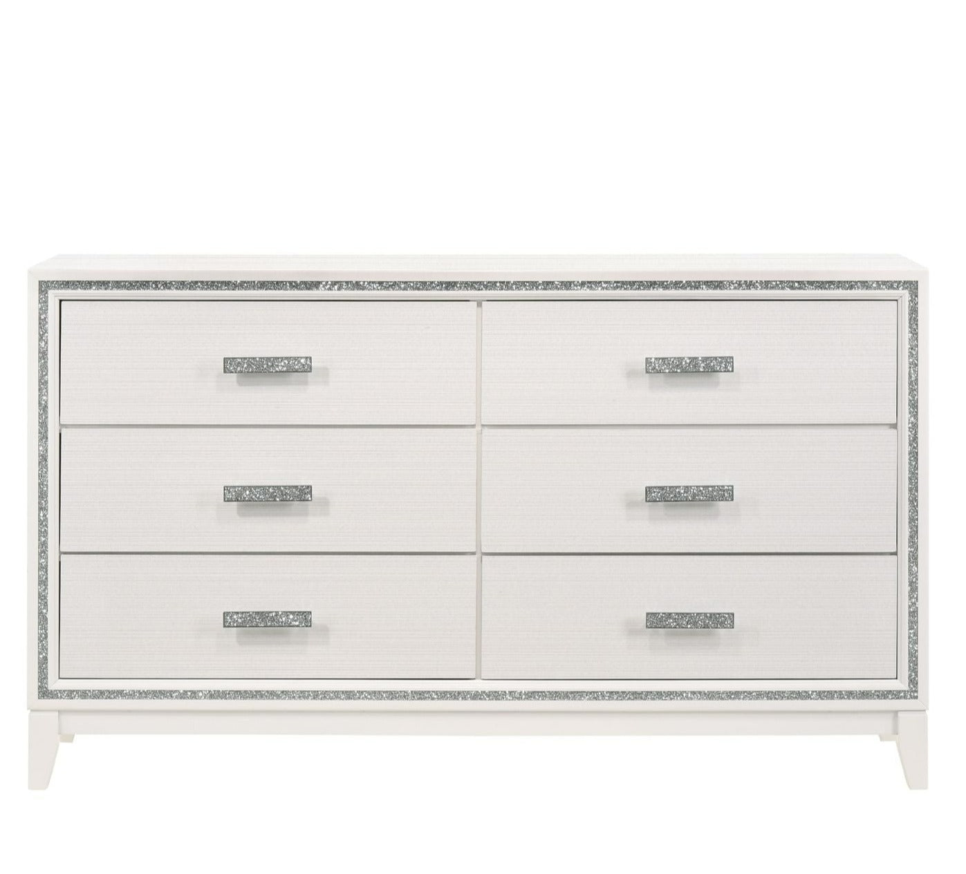 Haiden 6 Drawer Dresser in White - Divine Heart L.A.