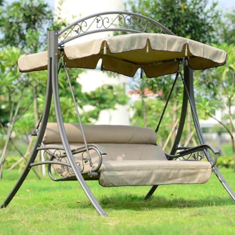 Happy Days 3 Person Rocking Chair Iron Swing - Divine Heart L.A.