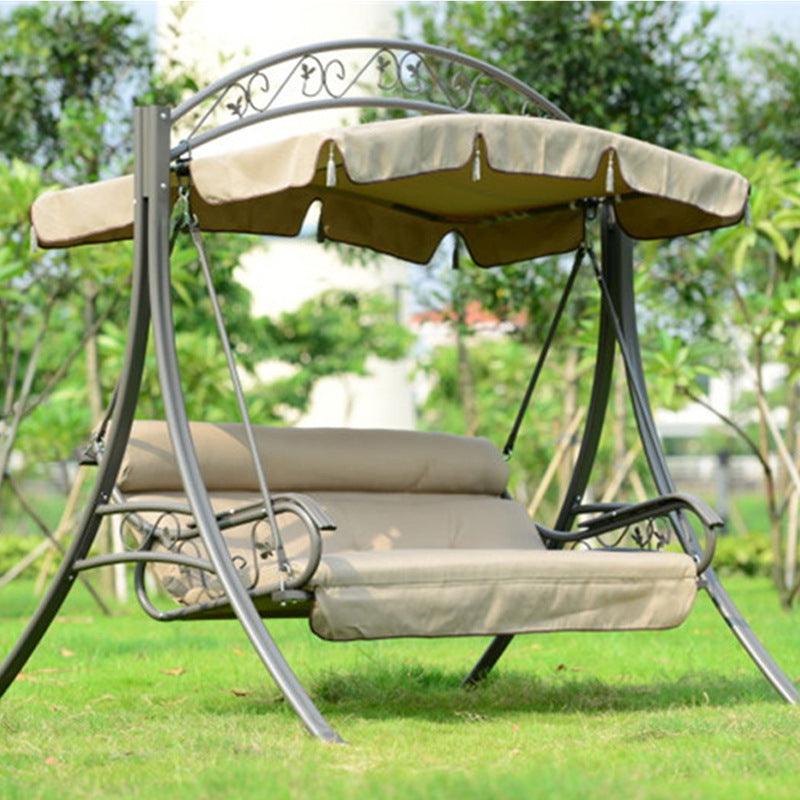 Happy Days 3 Person Rocking Chair Iron Swing - Divine Heart L.A.