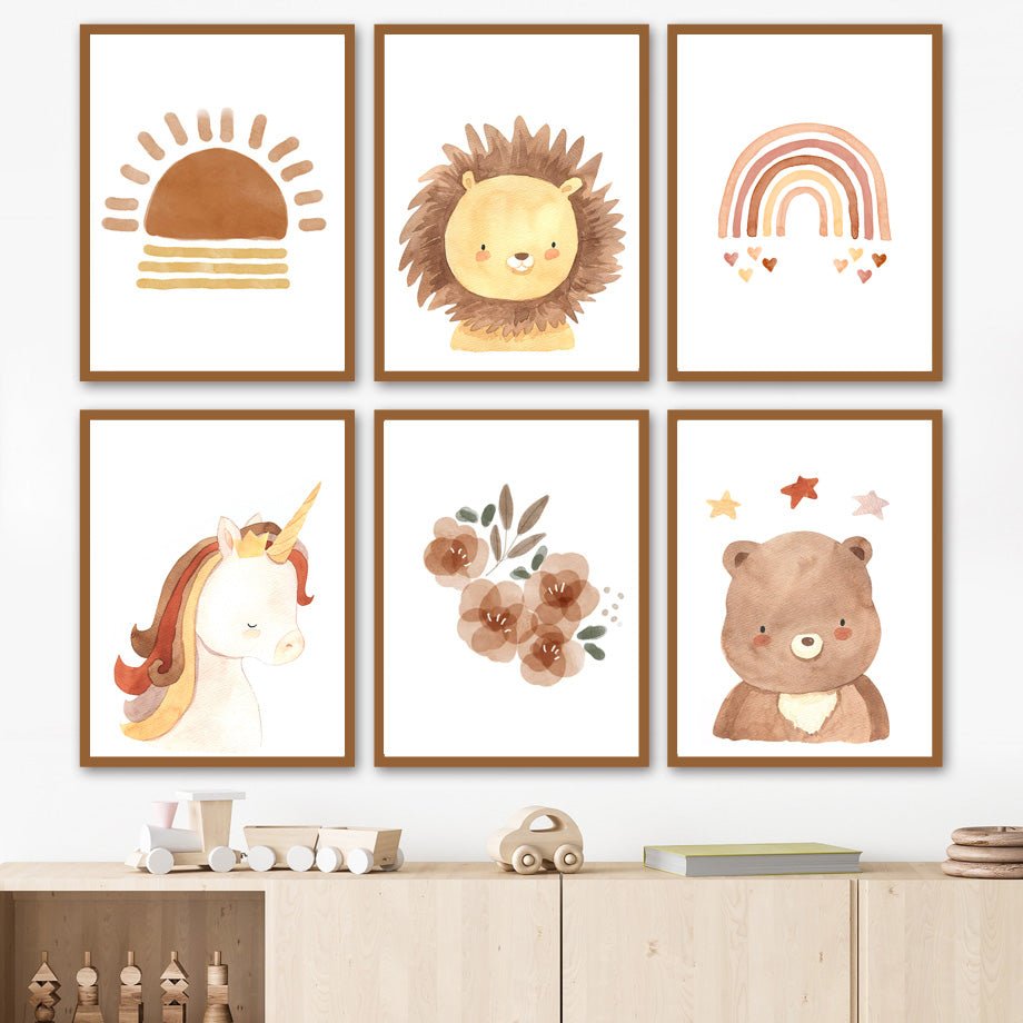 Happyland Baby Animals Wall Art - Divine Heart L.A.