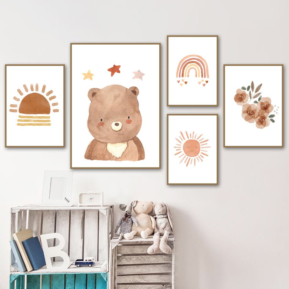 Happyland Baby Animals Wall Art - Divine Heart L.A.