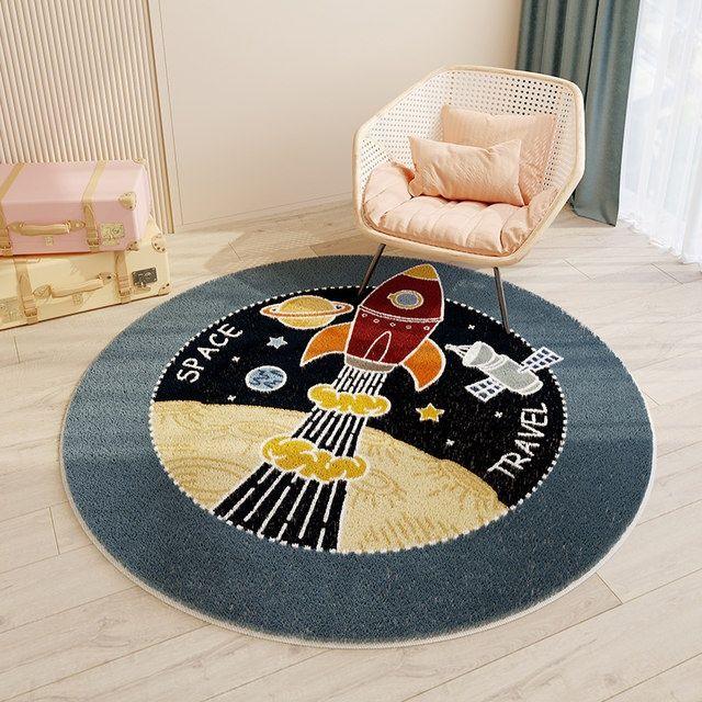 Have a Nice Day Round Plush Rug Collection - Divine Heart L.A.