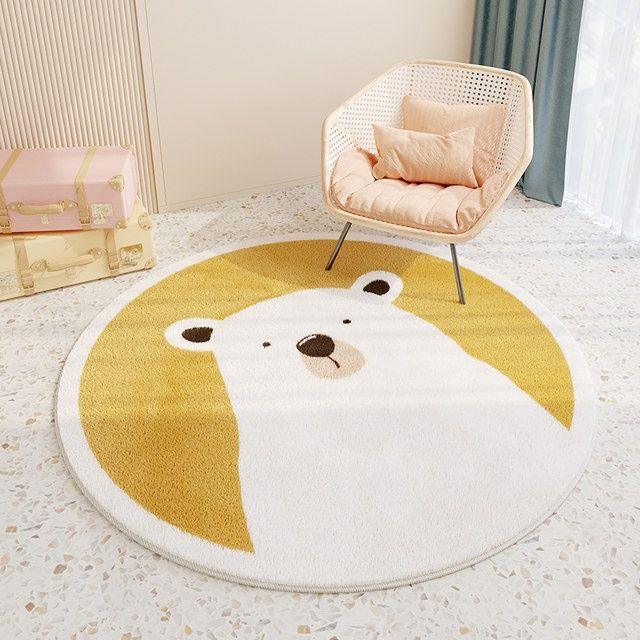 Have a Nice Day Round Plush Rug Collection - Divine Heart L.A.