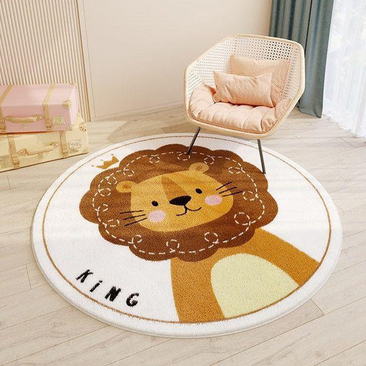 Have a Nice Day Round Plush Rug Collection - Divine Heart L.A.