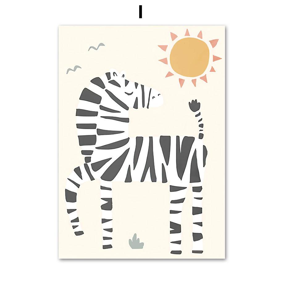 Hello, Little Jungle Baby Collection of Wall Art - Divine Heart L.A.