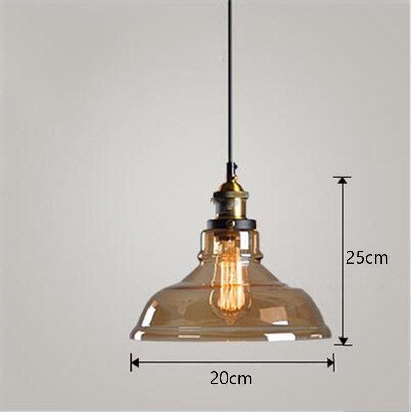 Hemingway Industrial Smoked Glass Suspended Light - Divine Heart L.A.