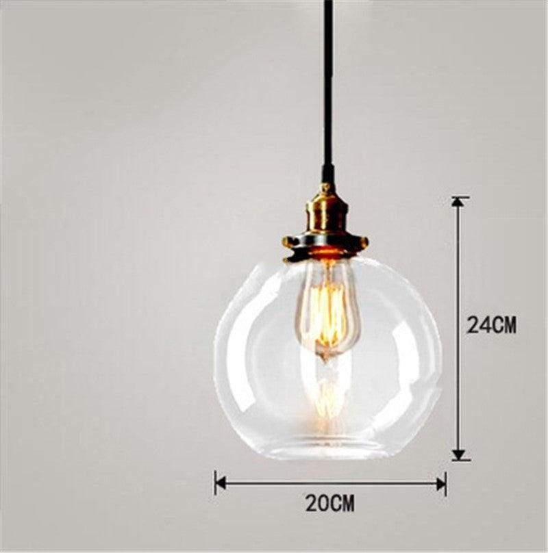 Hemingway Industrial Smoked Glass Suspended Light - Divine Heart L.A.