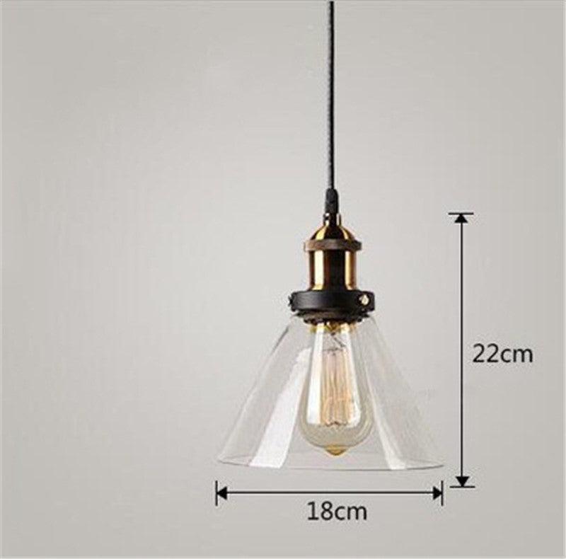 Hemingway Industrial Smoked Glass Suspended Light - Divine Heart L.A.