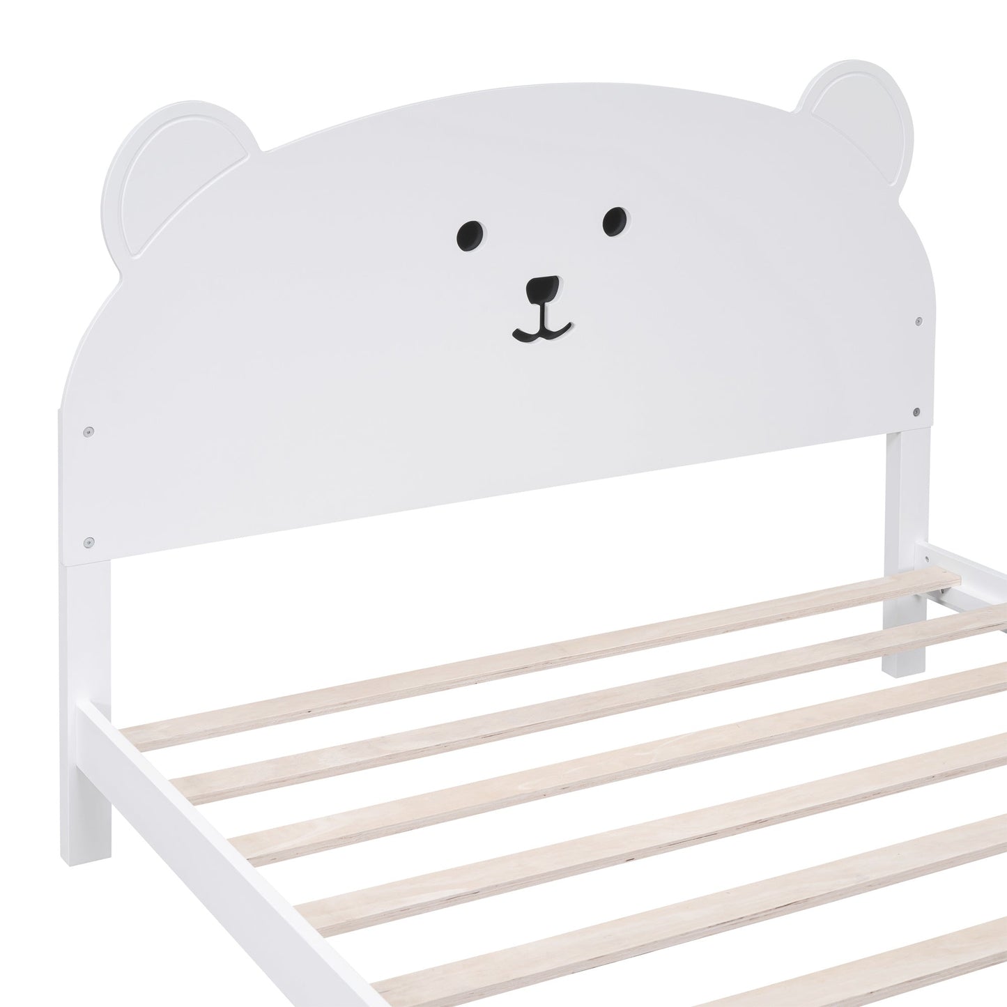 In Your Teddy Dreams Full Size Wood Platform Bed - Divine Heart L.A.