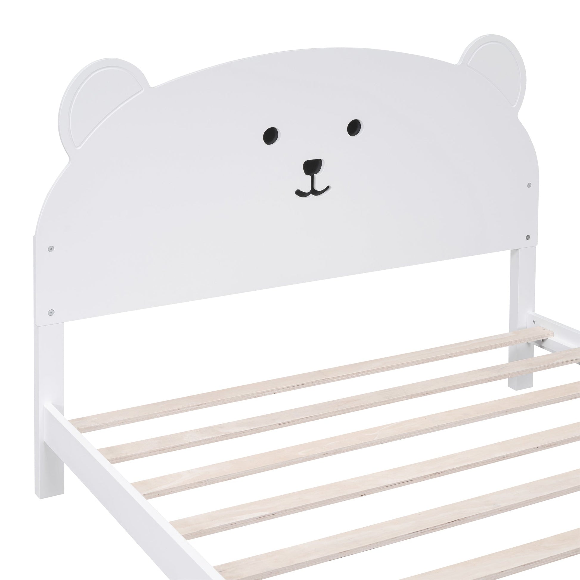 In Your Teddy Dreams Full Size Wood Platform Bed - Divine Heart L.A.