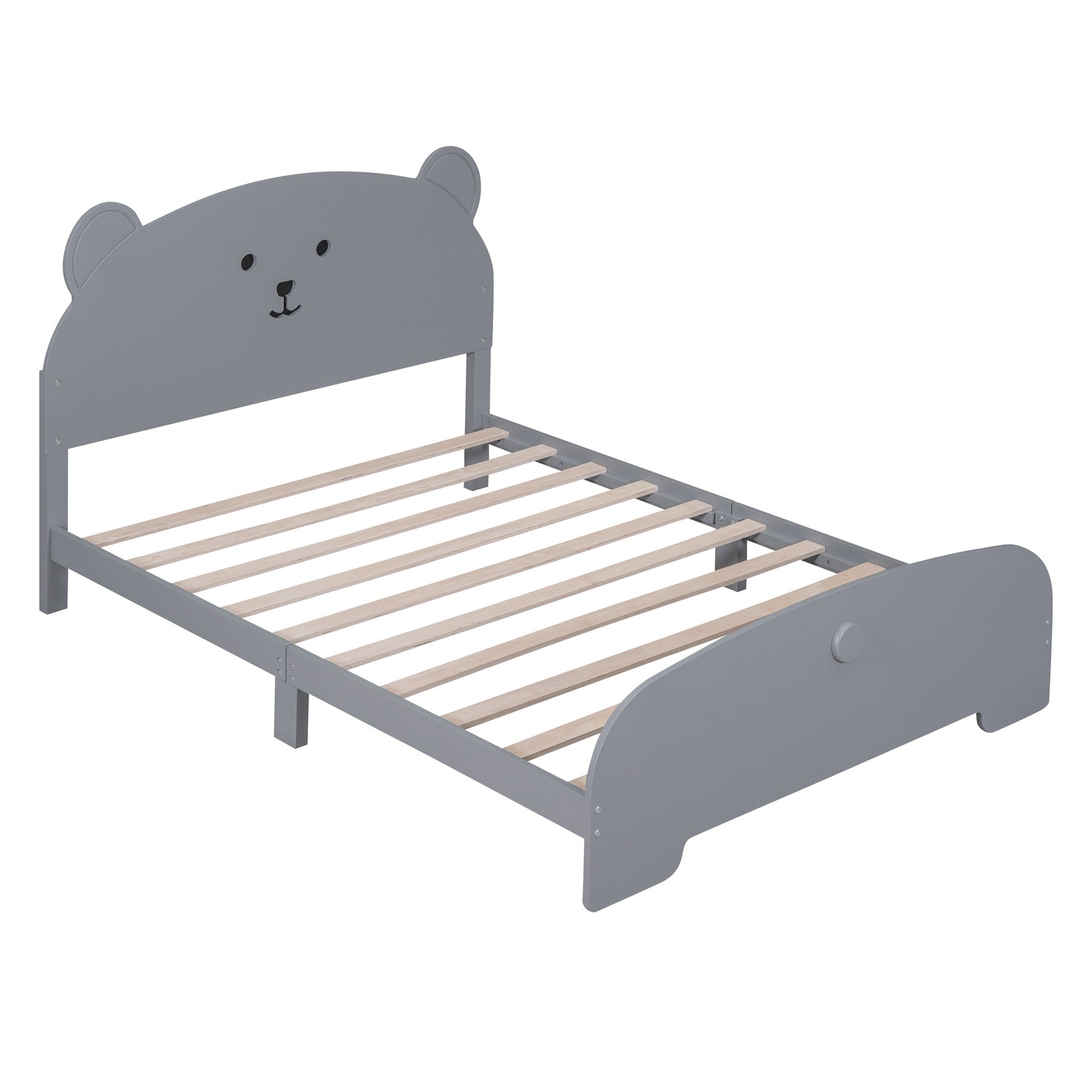 In Your Teddy Dreams Full Size Wood Platform Bed - Divine Heart L.A.