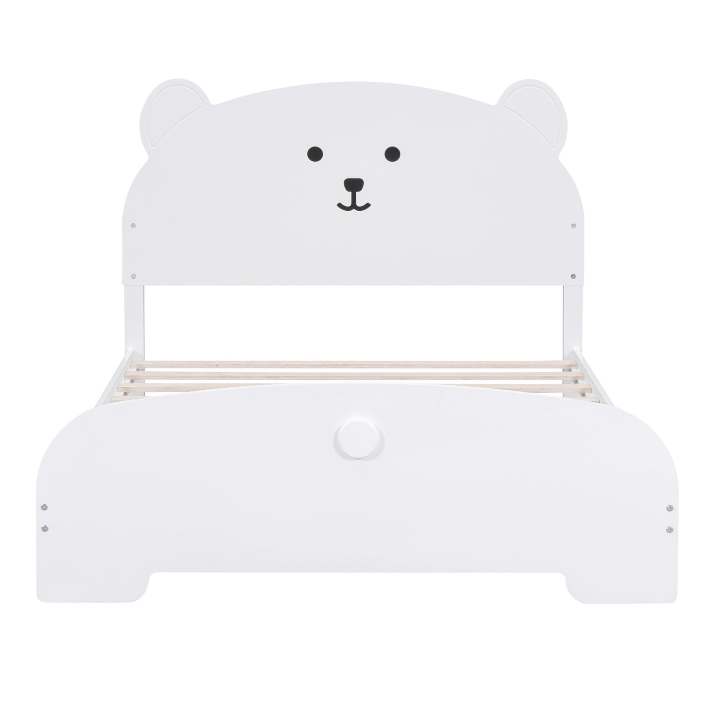 In Your Teddy Dreams Full Size Wood Platform Bed - Divine Heart L.A.