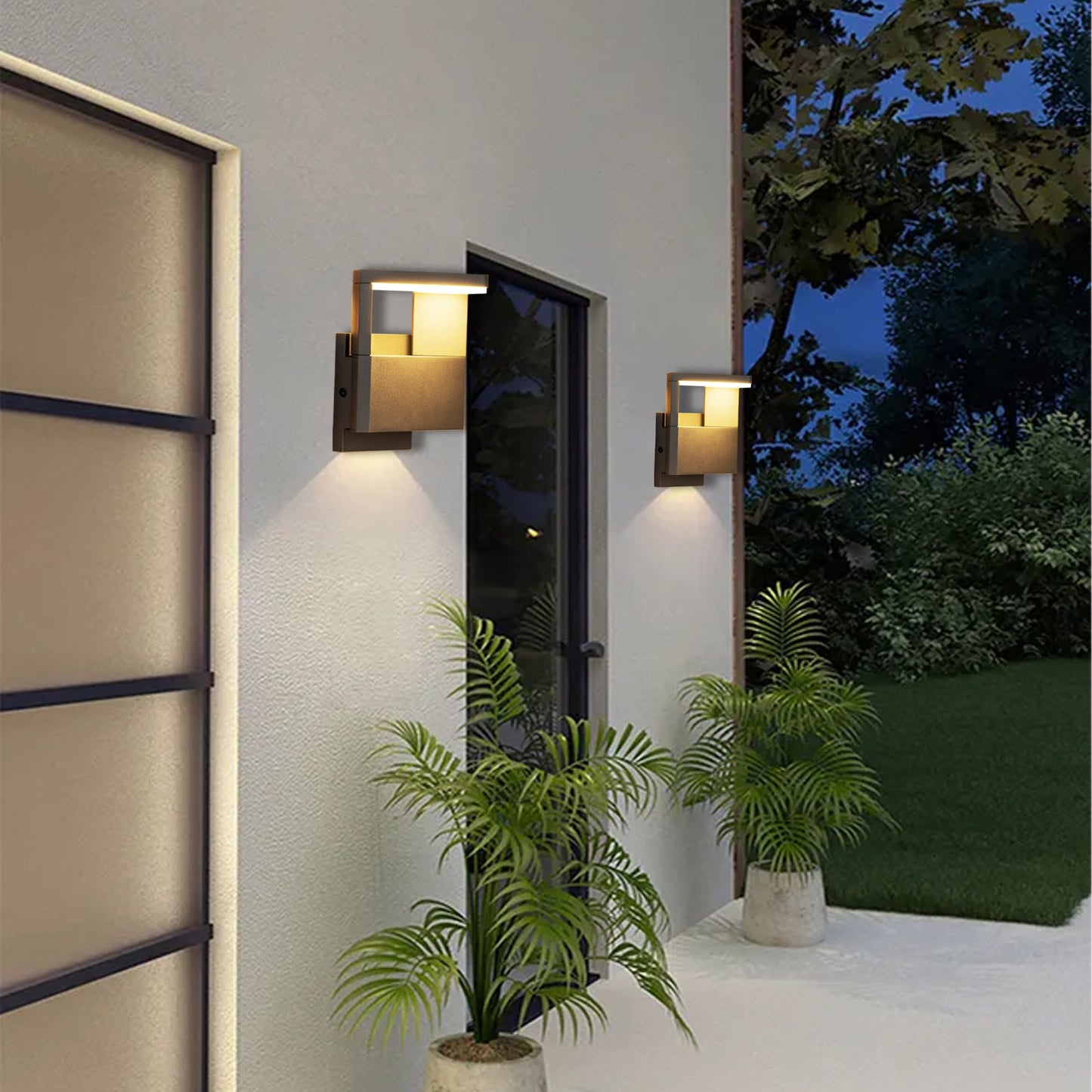 Inowel Wall Light Outdoor LED Wall Mount Lamp Modern Wall Mount Sconce Lantern Fixture for Porch Front Door 2113 - Divine Heart L.A.