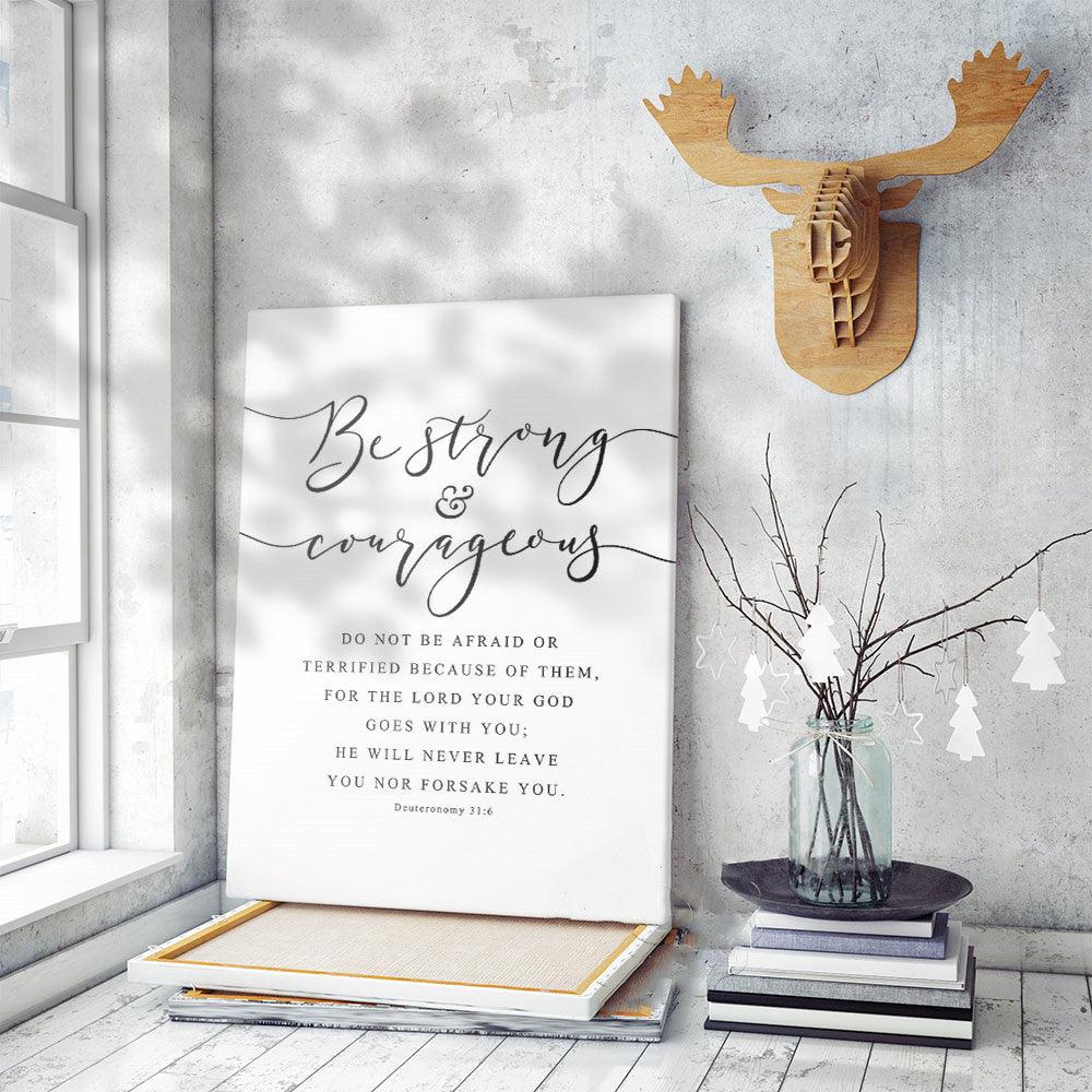 Inspirational Scripture Wall Canvas - Divine Heart L.A.