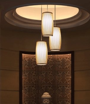 Japandi Natural Bamboo Light - Divine Heart L.A.